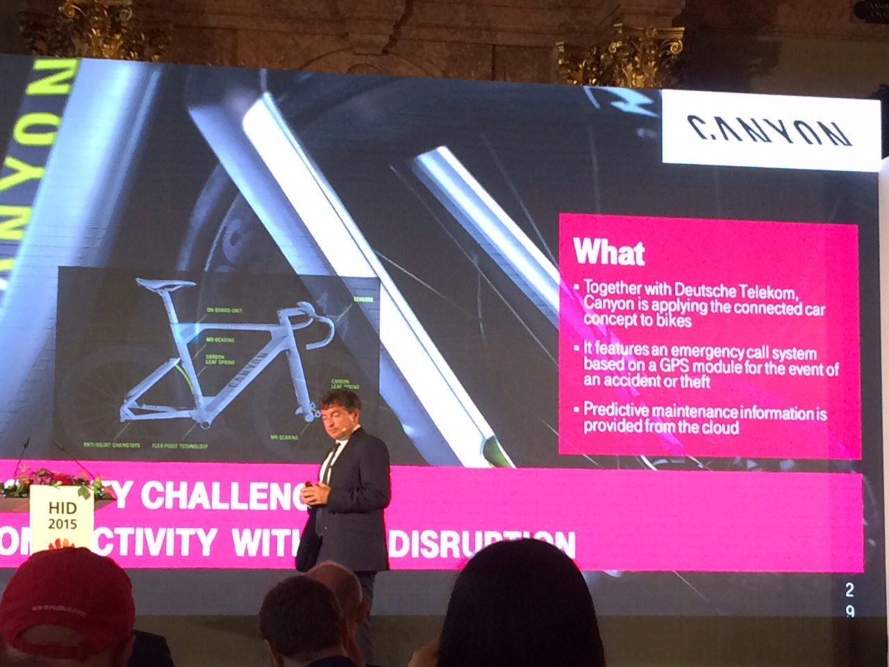 EMEA: Huawei Innovation Days Round One 12 Connected bike that calls for help if you crash.