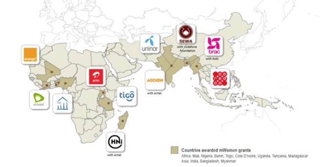 EMEA: GSMA innovation grant program in action 7 GSMA Map