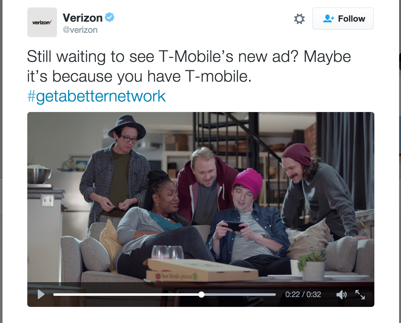 T-Mobile, Verizon take network fight to the Super Bowl 9 verizon twitter super bowl