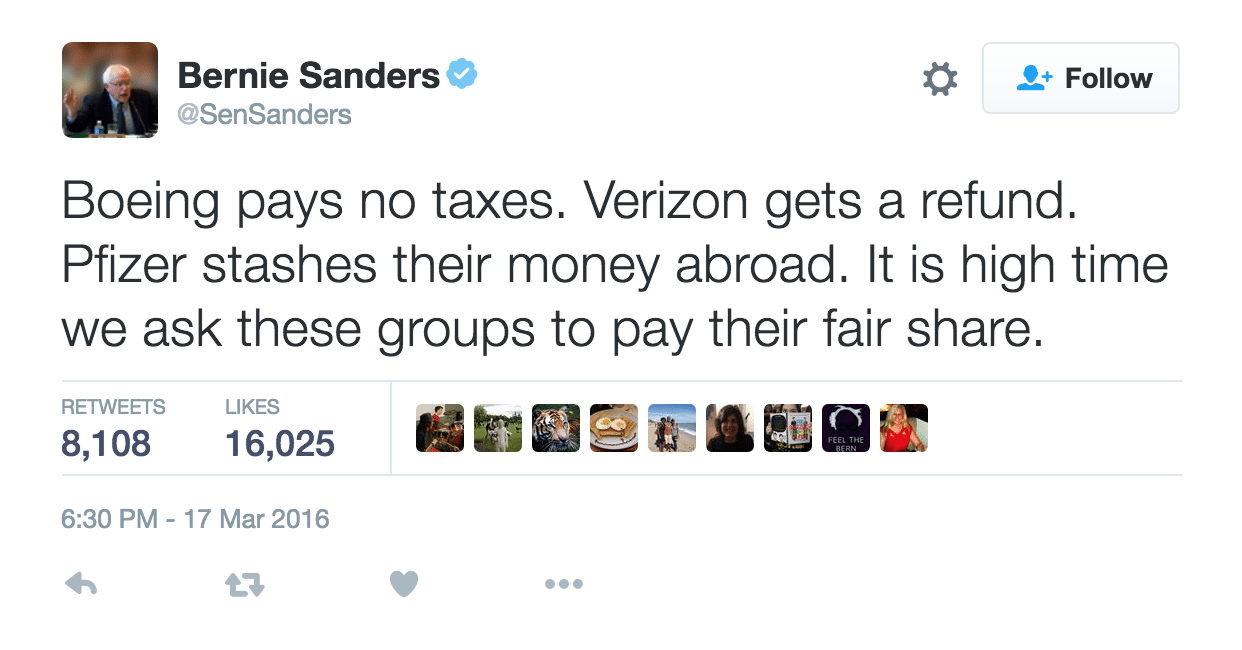 Sanders calls Verizon a ‘top 10 corporate tax avoider’ 8 Screen Shot 2016-03-24 at 8.10.34 AM